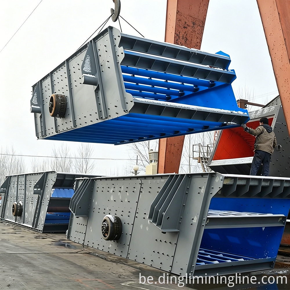 Лінія драбнення запаўняльніка прадукцыйнасцю 600 т/г 600 tph aggregate crushing line